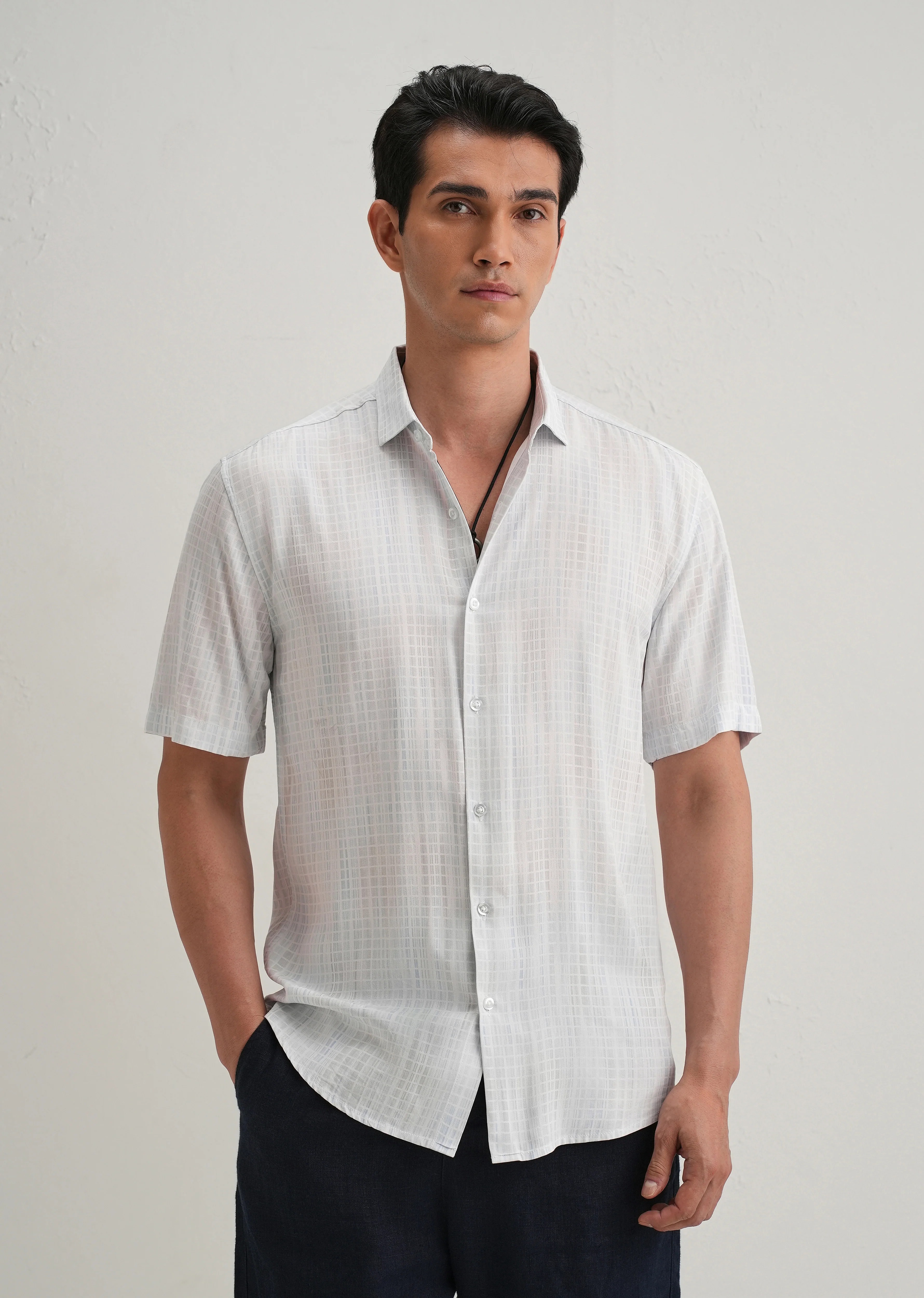Broken Light Blue Stripe Shirt