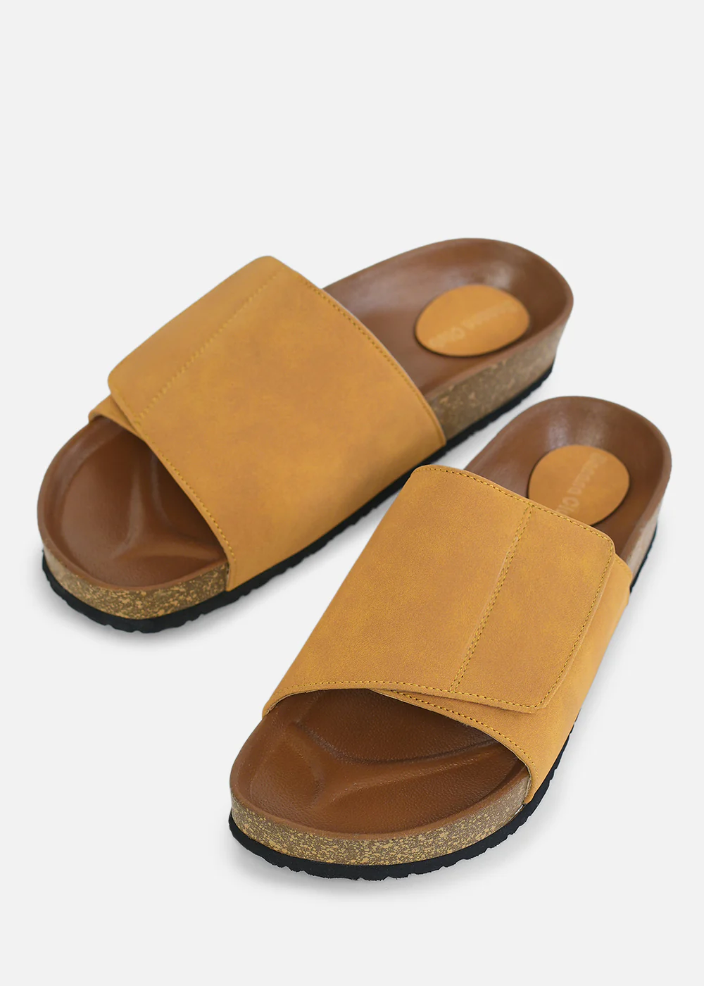 Classic Ochre Slide Sandals - Image 3