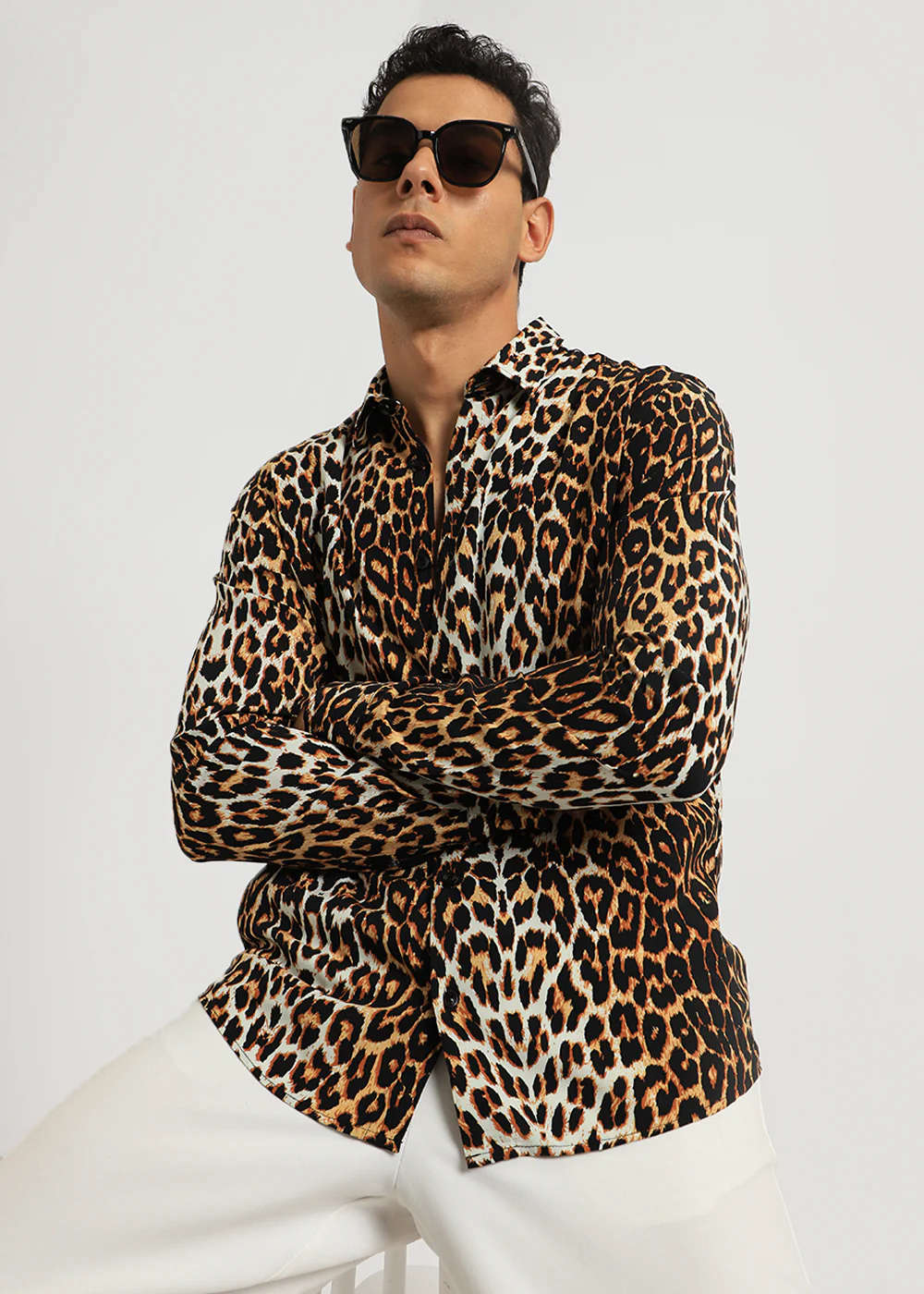 Leopard Print Full sleeve shirt - Image 6