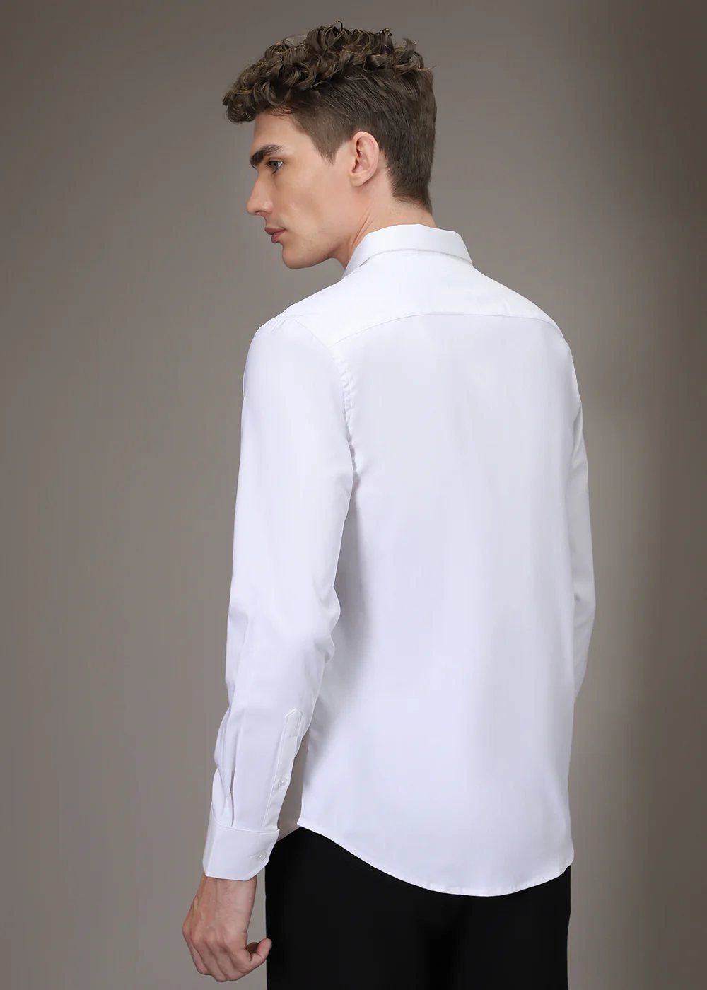 White Cocktail Designer Shirt - Image 4