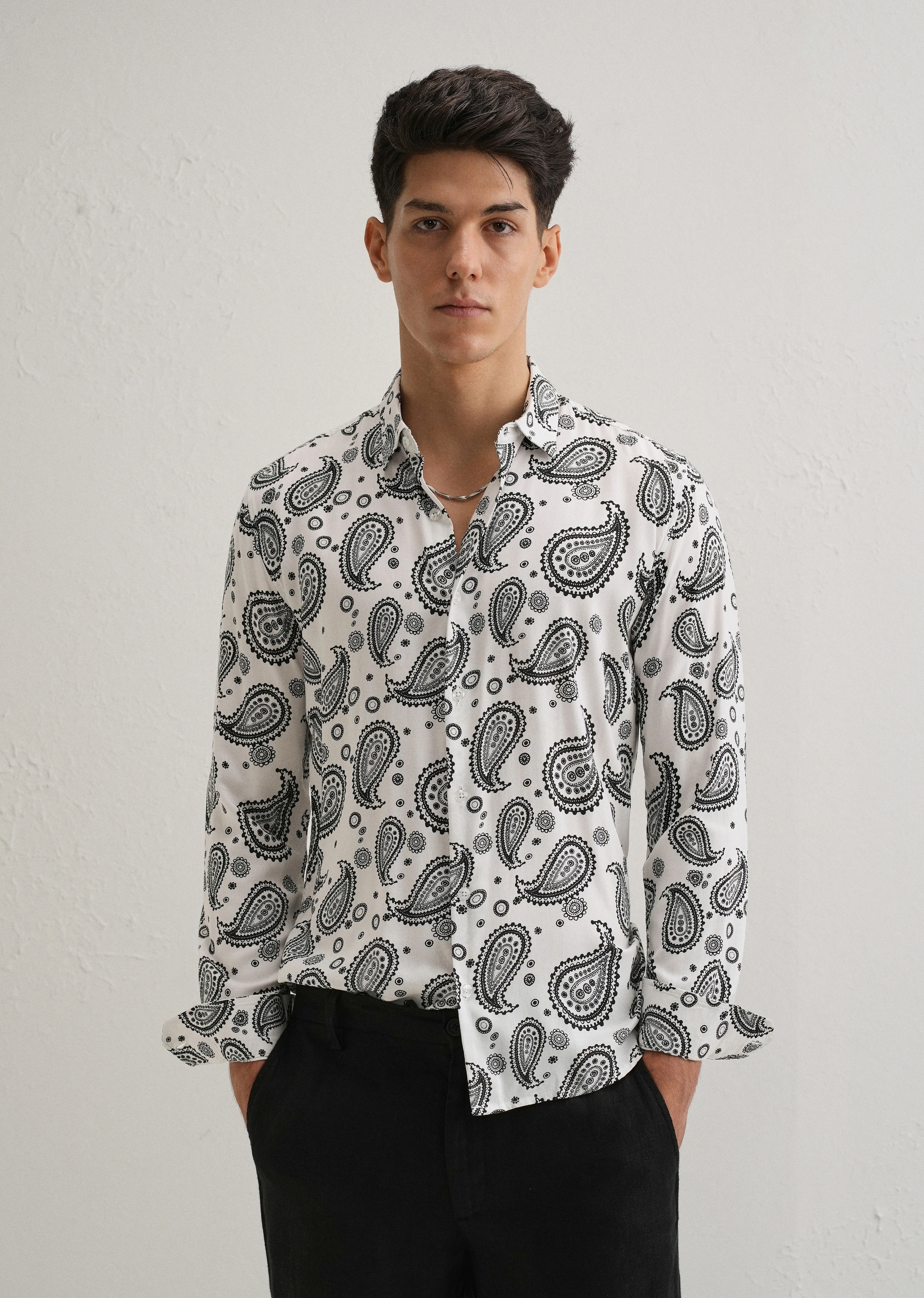 Zubolo Paisley Print Shirt